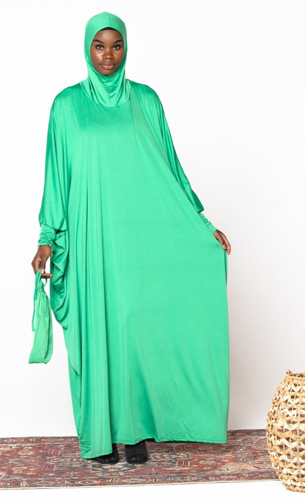 Green One Piece Salah Prayer Outfit