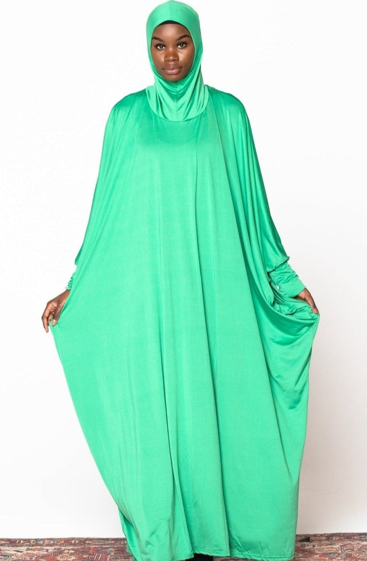 Green One Piece Salah Prayer Outfit