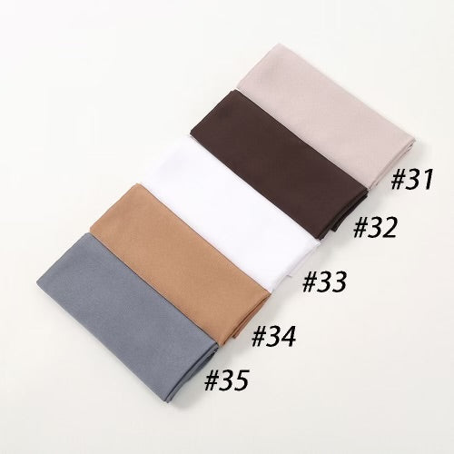 Iron Gray Satin Non-Slip Hijab #39 - Urban Modesty