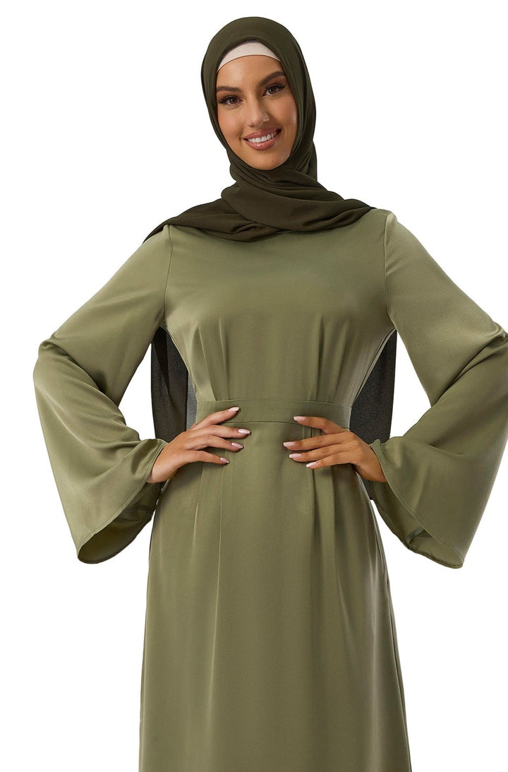 Khaki Chiffon Hijab - Urban Modesty