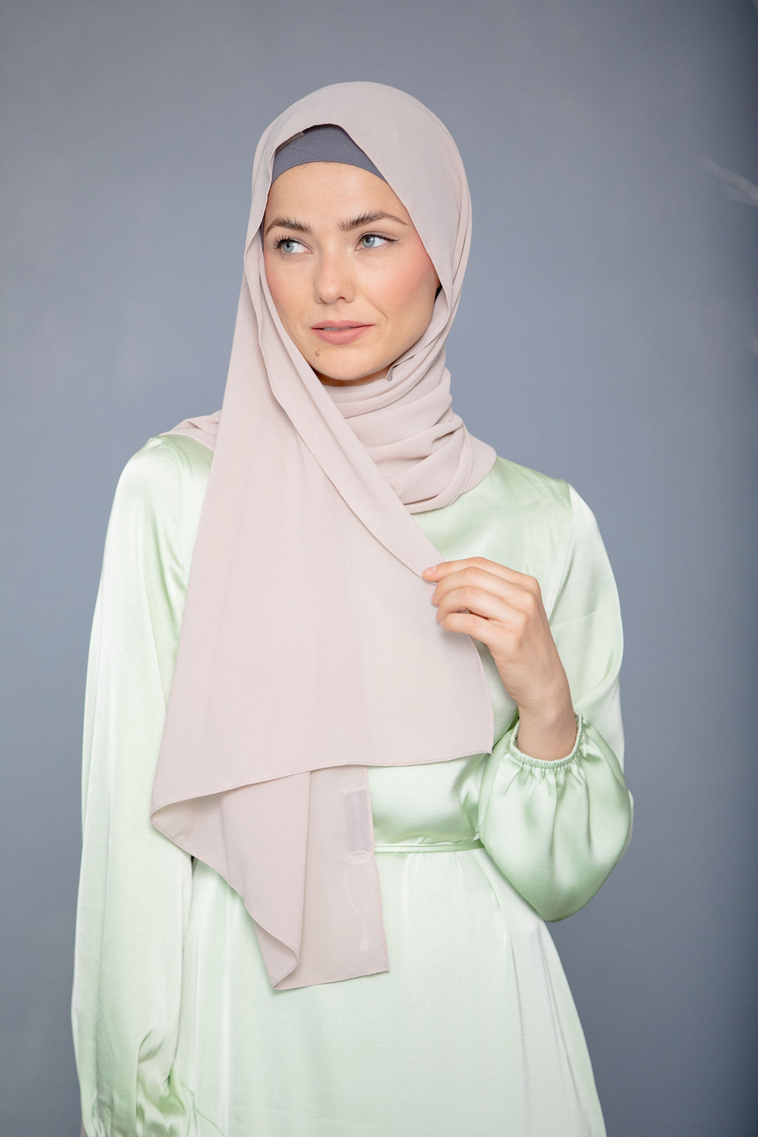 Latte Chiffon Hijab