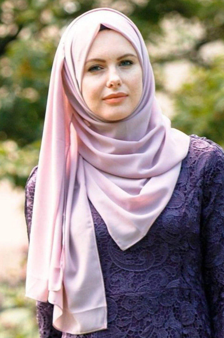 Lavender Chiffon Hijab