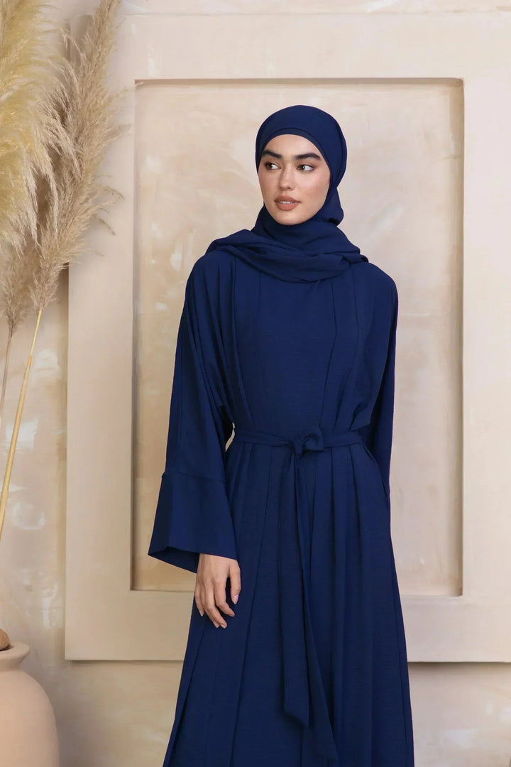 Navy Four Piece Abaya Set