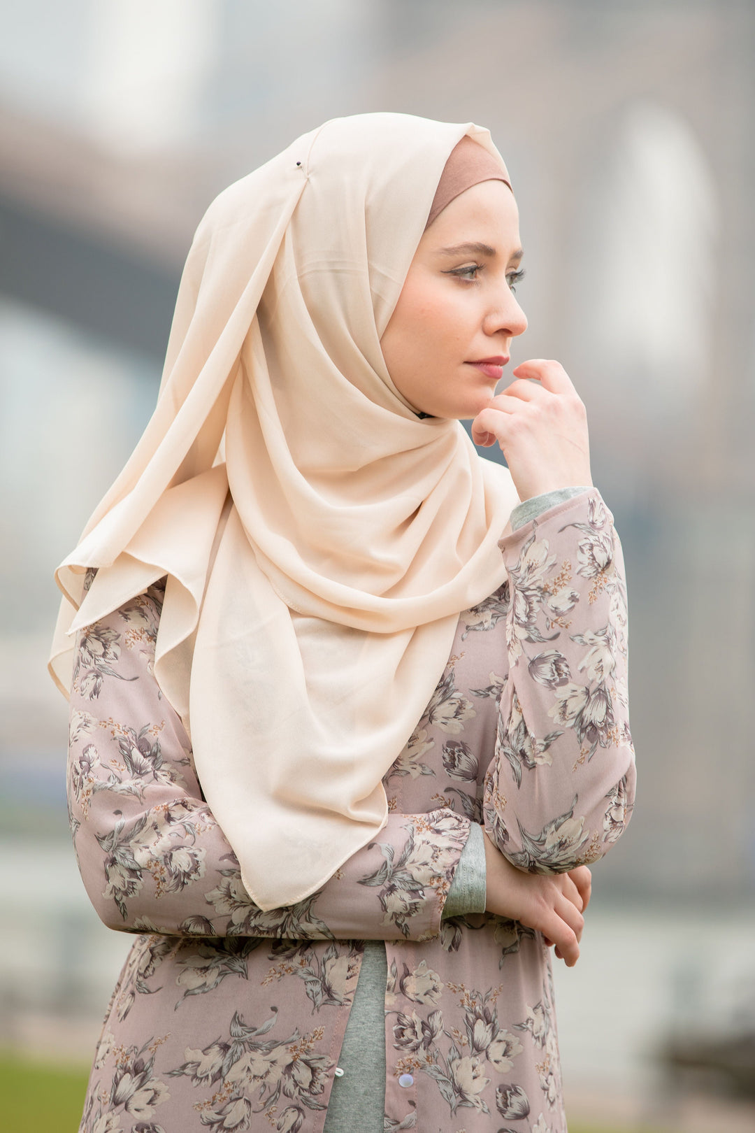 Oat Chiffon Hijab - Urban Modesty