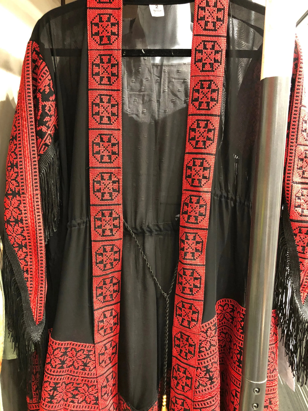 Palestinian Sheer Cardigan