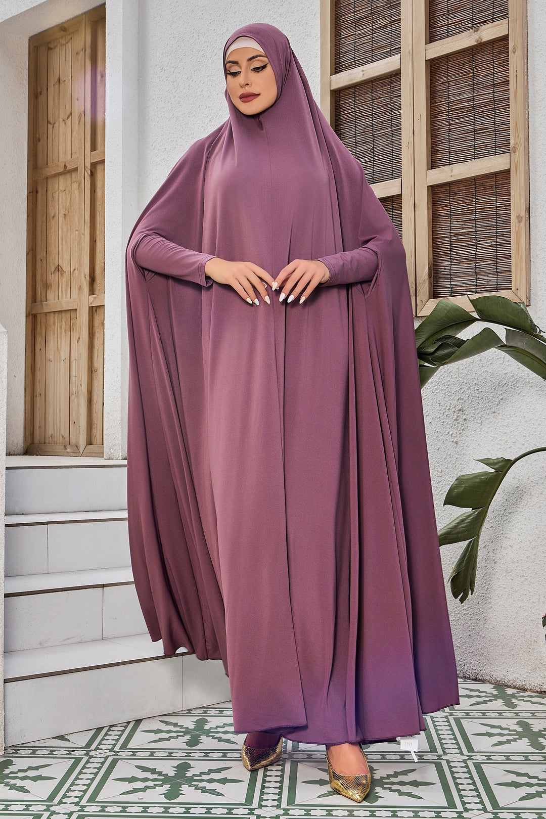 Pink One Piece Salah Prayer Outfit