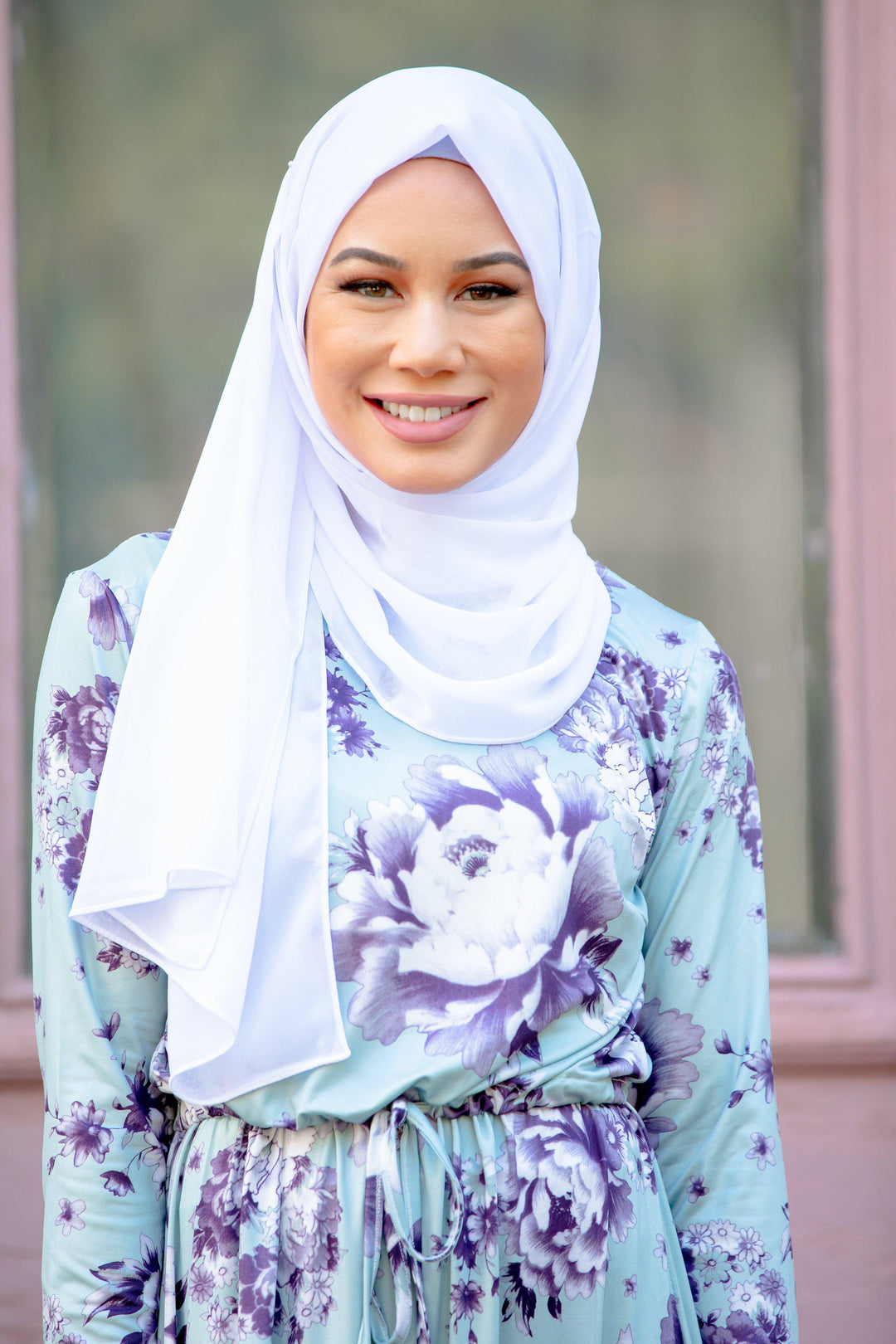 Pure White Chiffon Hijab - Urban Modesty