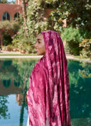 Red Marble Modal Hijab