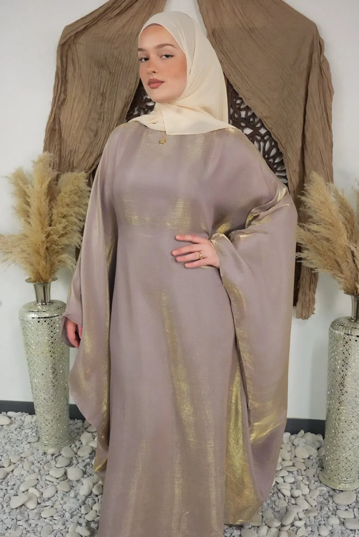Rose Pink Butterfly Kaftan - Size 2 / Rose Pink