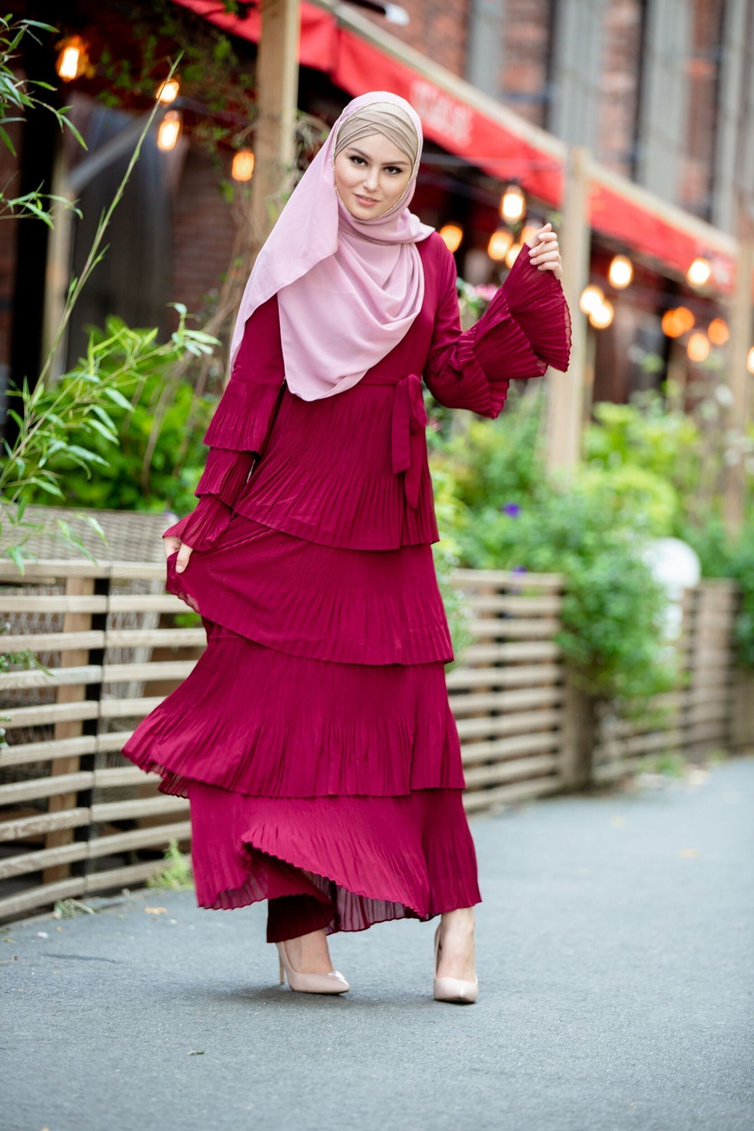 Ruby Rose Ruffle Sleeve Maxi Dress-CLEARANCE