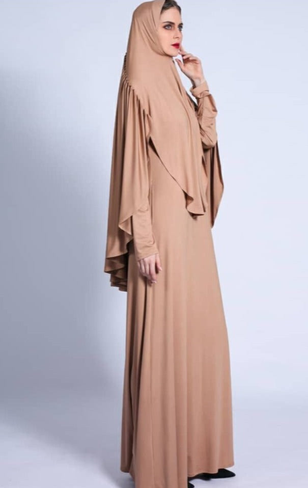 Ruffle Two Piece Salah Prayer Outfit - Urban Modesty