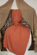 Rusty Brown Jersey Hijab