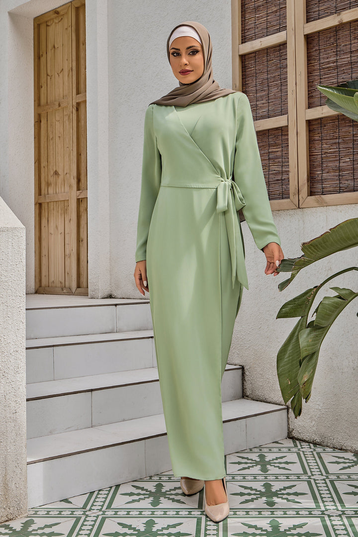 Sage Side Knot Jumpsuit