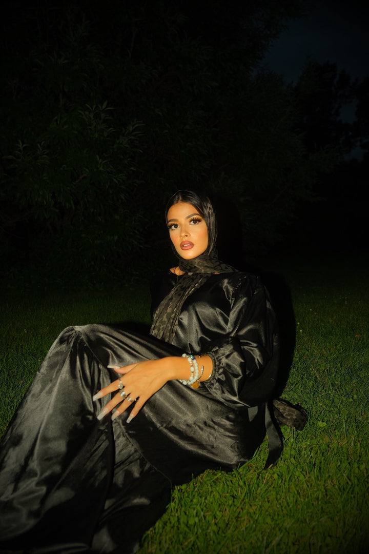 Satin Abaya Dress - Urban Modesty