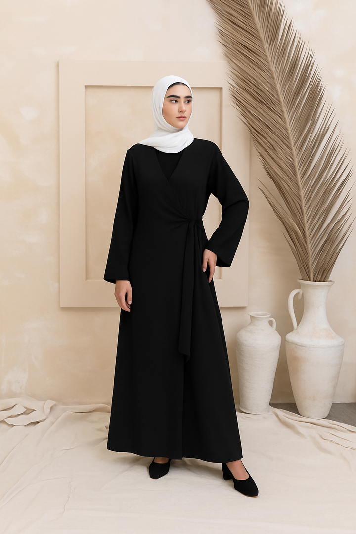 Side Wrap Abaya