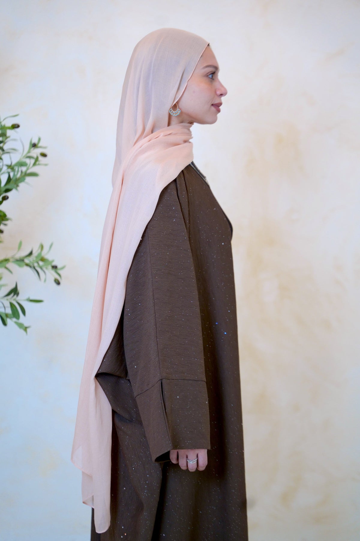 Sparkle Open Front Abaya – Urban Modesty