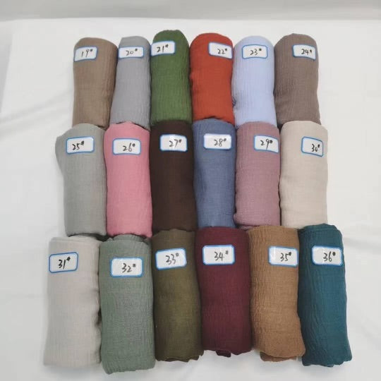 Tan Cotton Hijab Head Scarf #19