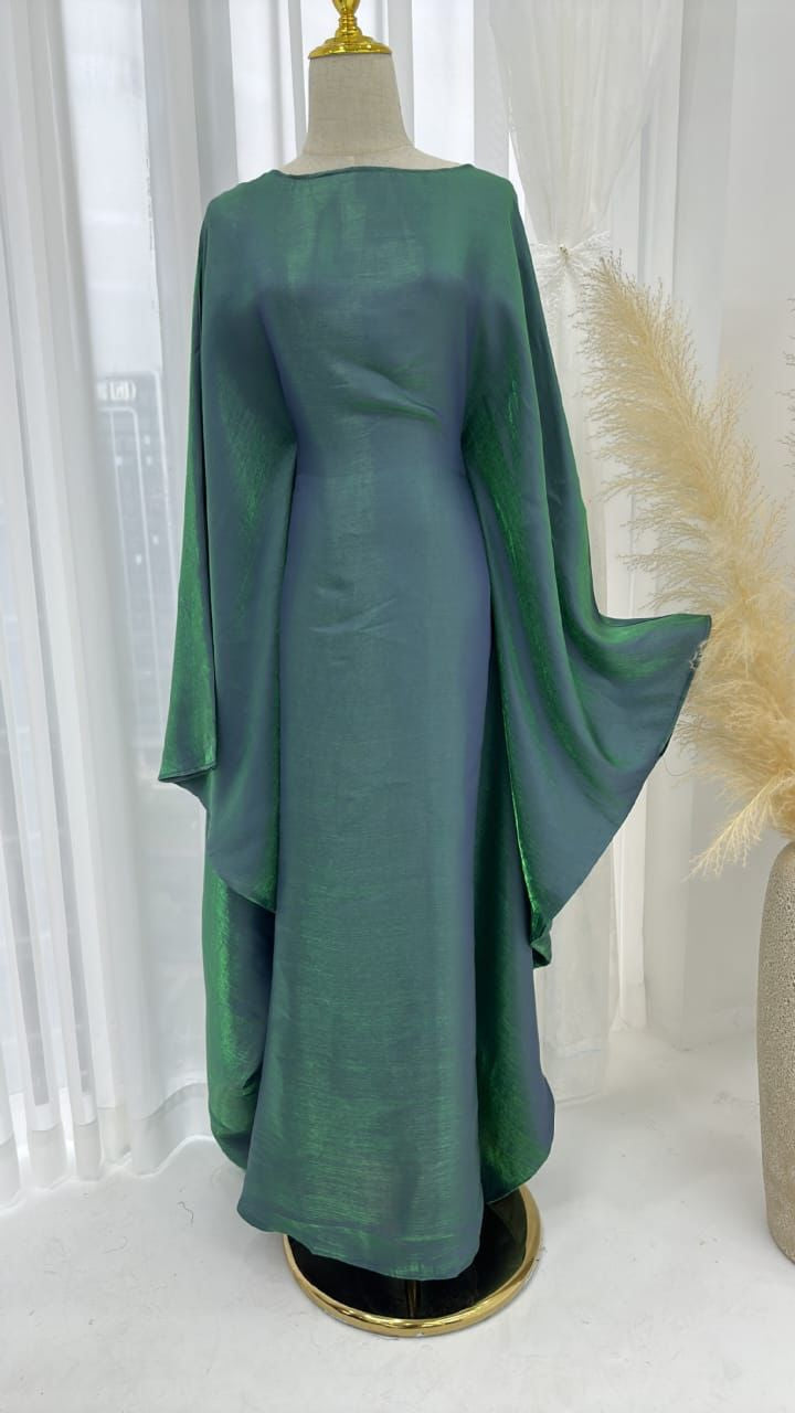 Batwing Kaftan - Size 2 / Sea Green