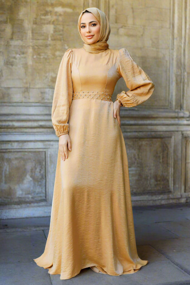 Golden Hour Shimmer Gown