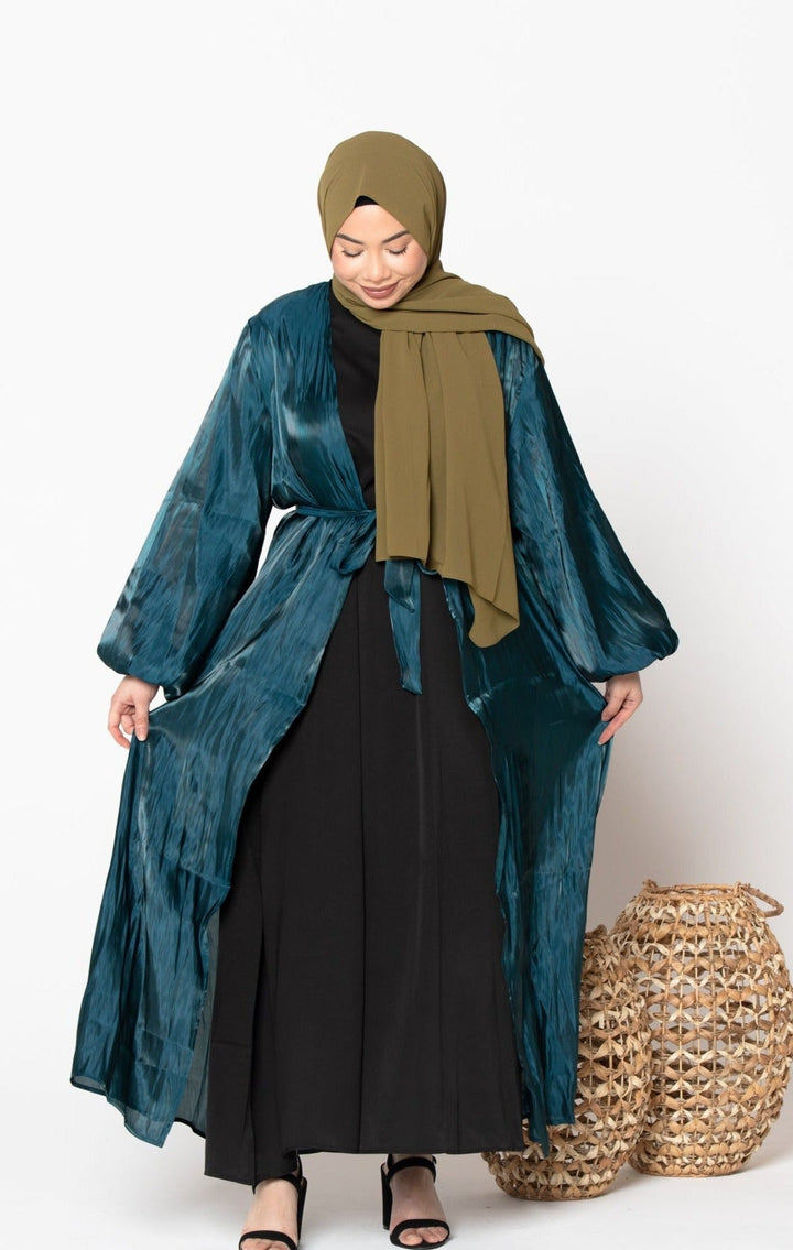 Organza Open Abaya-CLEARANCE