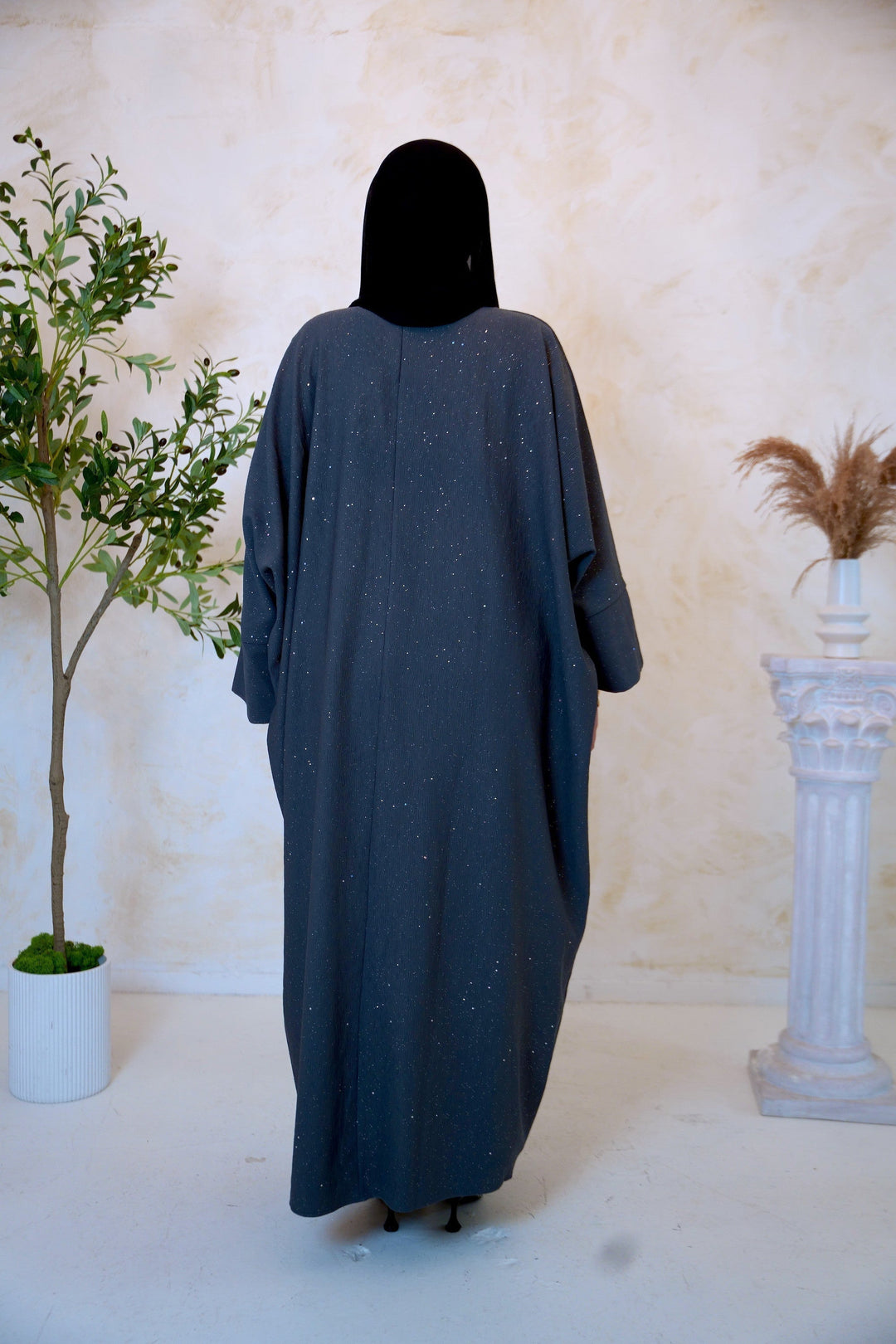 Sparkle Open Front Abaya