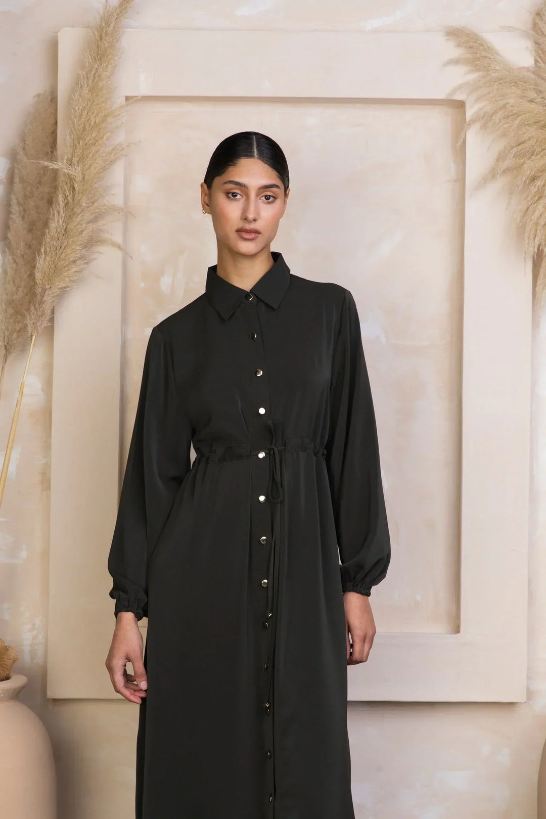black maxi dress and cardigan Black Ribbed Sleeveless Dress Cardigan Set PinkBlush