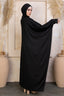 Black One Piece Salah Prayer Outfit - Black