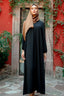 Black Sheath Abaya Maxi Dress