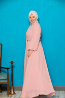Chiffon Long Sleeve Gown
