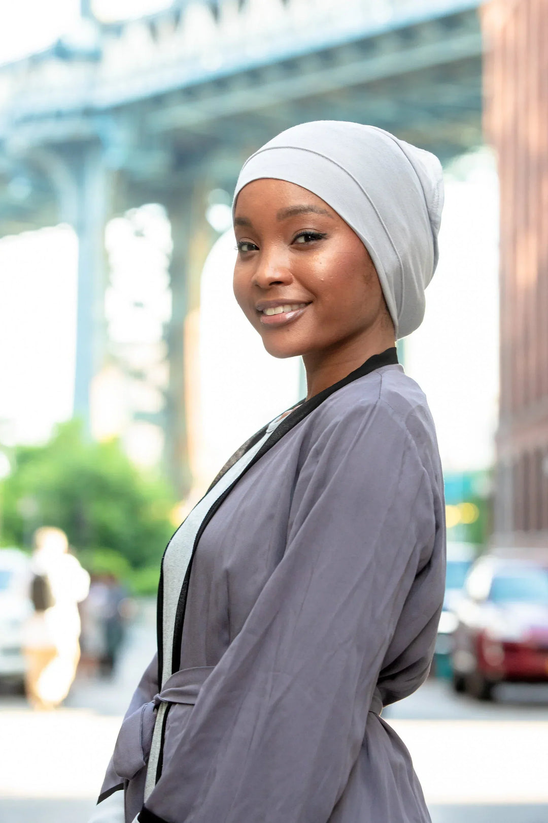 Grey Tube Hijab UnderScarf