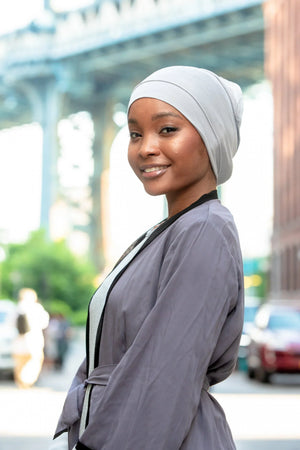 Grey Tube Hijab UnderScarf