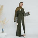 Palestinian Love Open Front Abaya