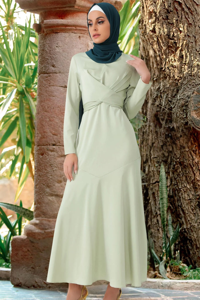 chinese dress ladies Baltic Born Womens Leslie Velvet Maxi Dress | Sage + Silver main image 1
