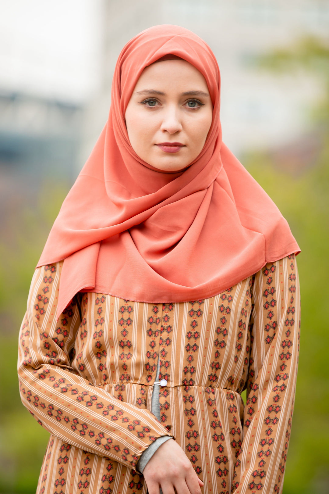 Urban Modesty - Apricot Chiffon Hijab