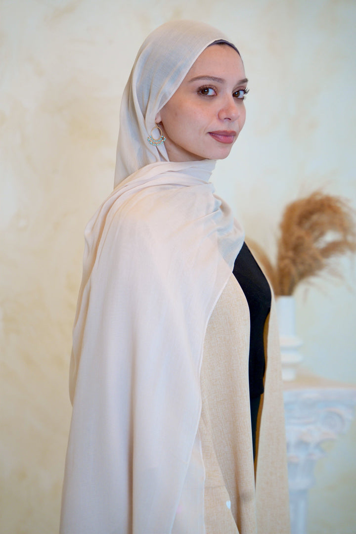 Beige Modal Hijab