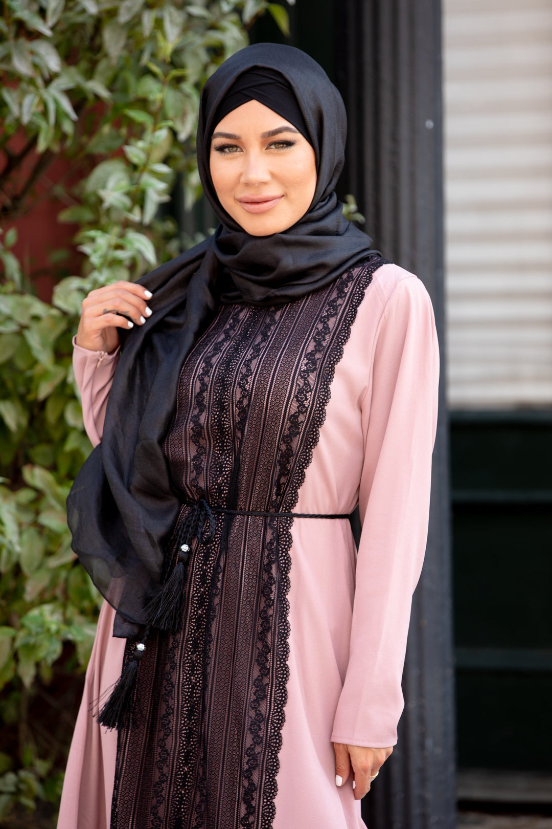 Urban Modesty - Black Shimmer Hijab Head Scarf