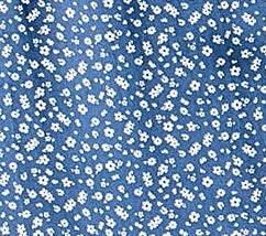 Blue Floral Print Wrap Maxi Dress