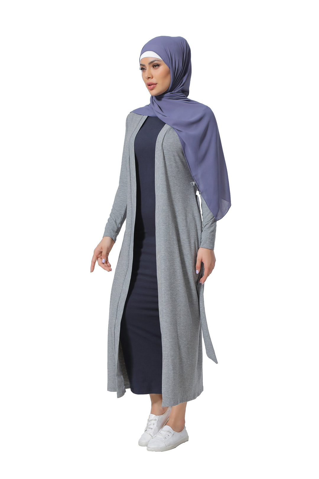 Urban Modesty - Cotton Maxi Cardigan(More Colors)-Clearance