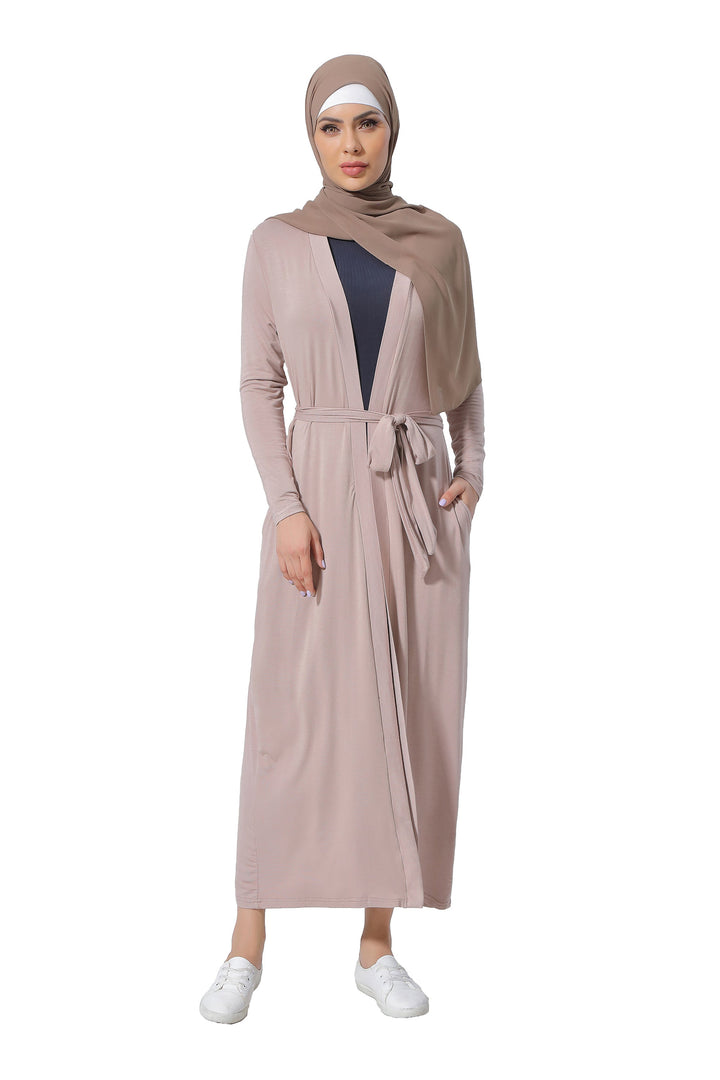 Urban Modesty - Cotton Maxi Cardigan(More Colors)-Clearance