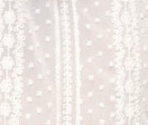Cream Boho Lace Embroidered Sheer Midi Cardigan