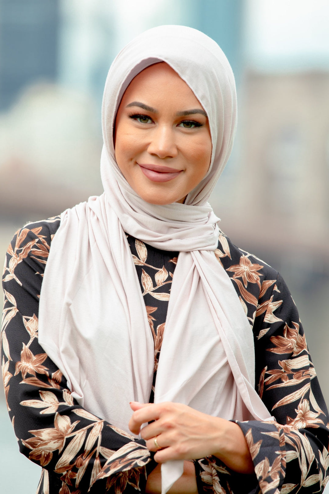 Urban Modesty - Creme Jersey Hijab