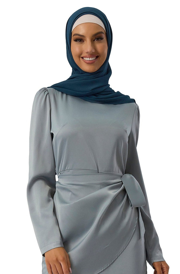Urban Modesty - Dark Emerald Chiffon Hijab