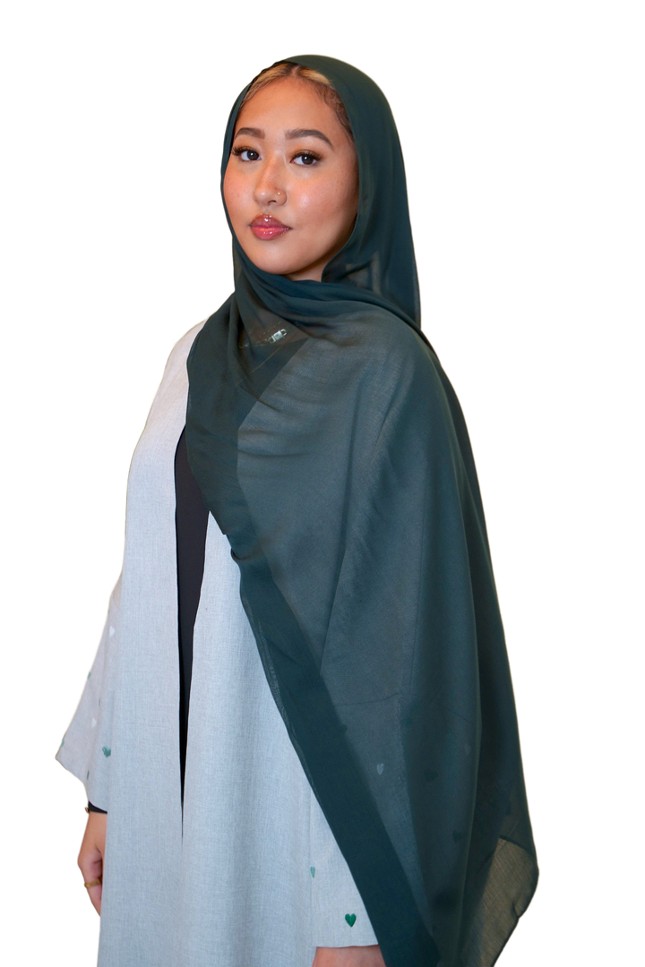 Forest Green Modal Hijab