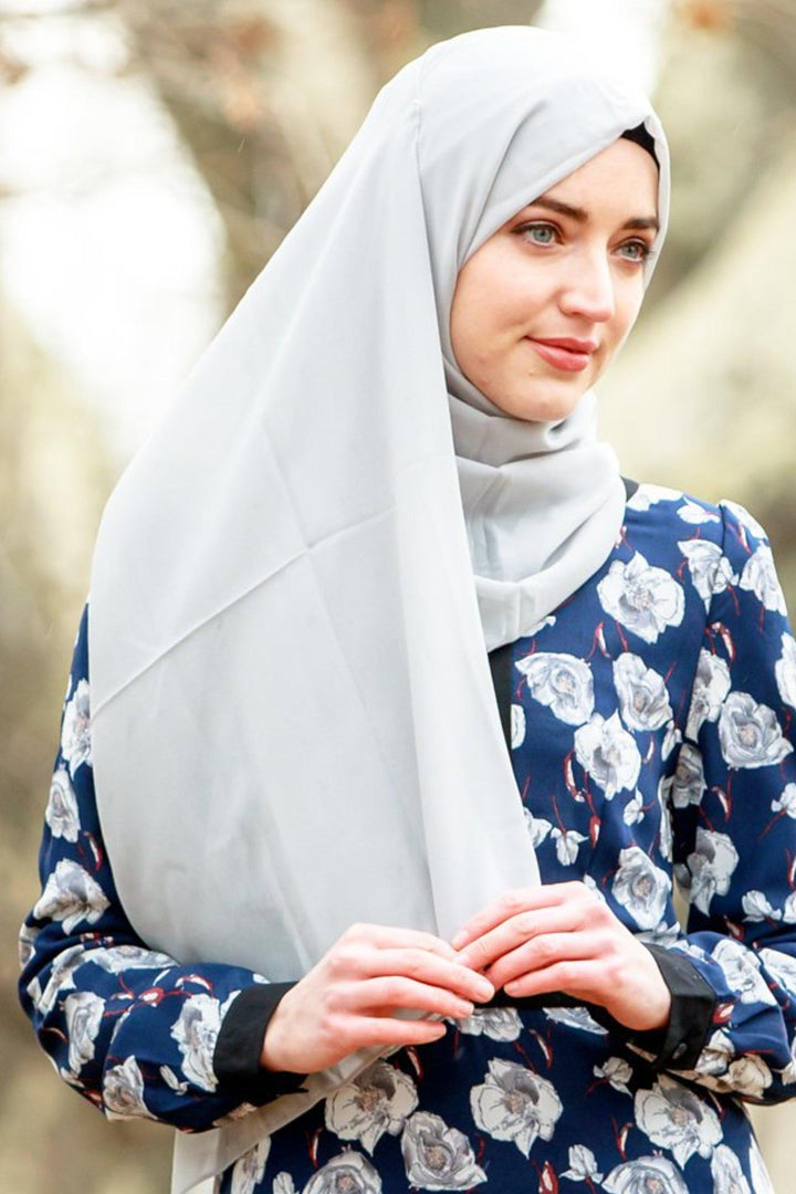 Urban Modesty - Gray Chiffon Hijab