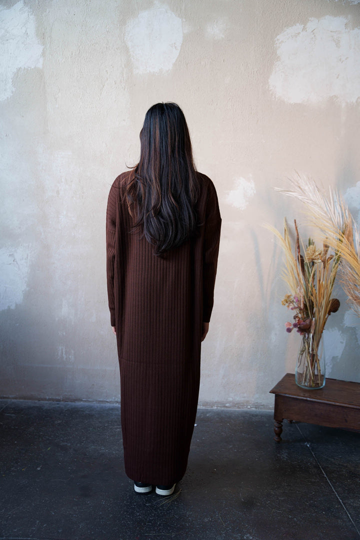 Urban Modesty - Half Zipper Sweater Dress