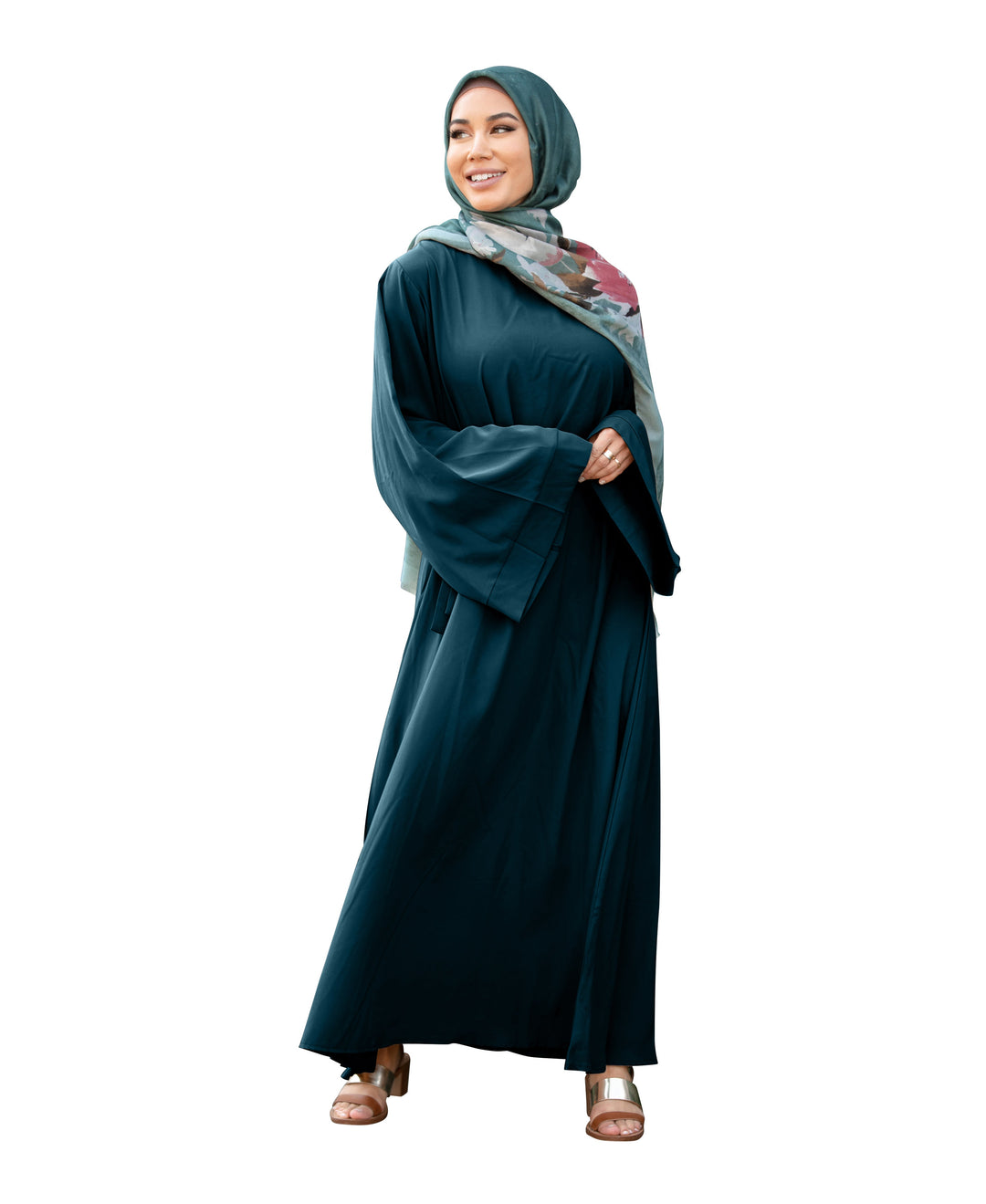 Urban Modesty - Kimono Long Sleeve Maxi Dress