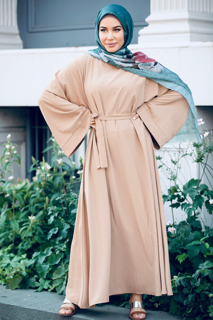 Urban Modesty - Kimono Long Sleeve Maxi Dress