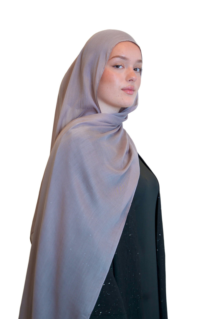Light Gray Modal Hijab