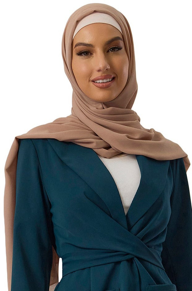 Urban Modesty - Mocha Chiffon Hijab