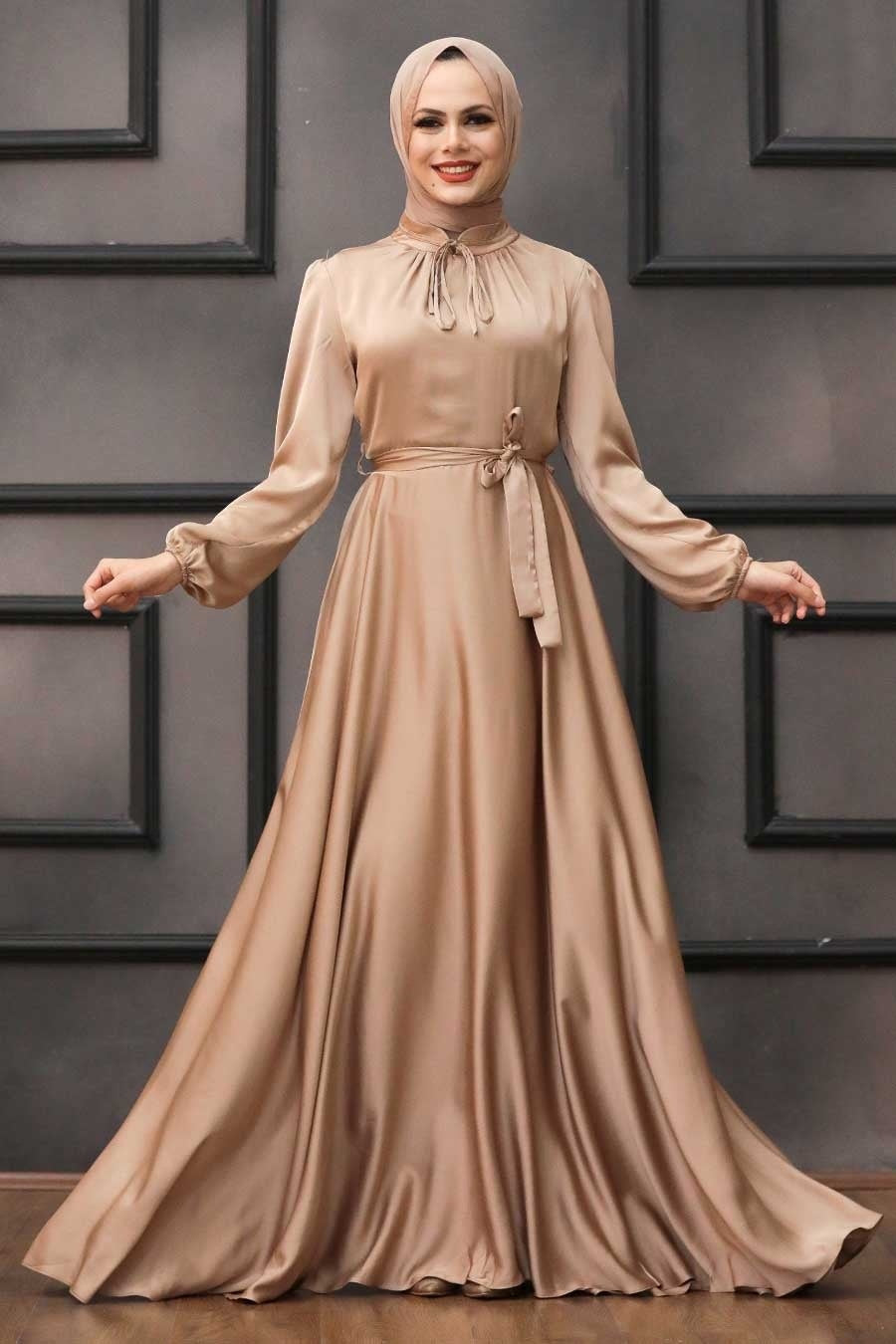 Urban Modesty - Rana Satin Gown